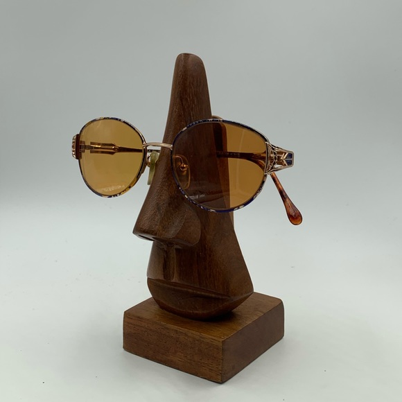 Bella Italia 208 Blue / Gold Oval Sunglasses Frame - Picture 3 of 7